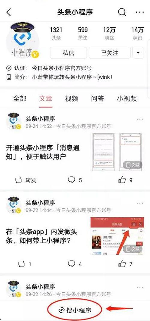 头条小程序怎么关注人,轻松关注人生，掌握精彩资讯